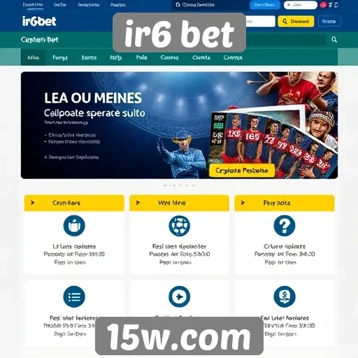 Características principais do site ir6 bet